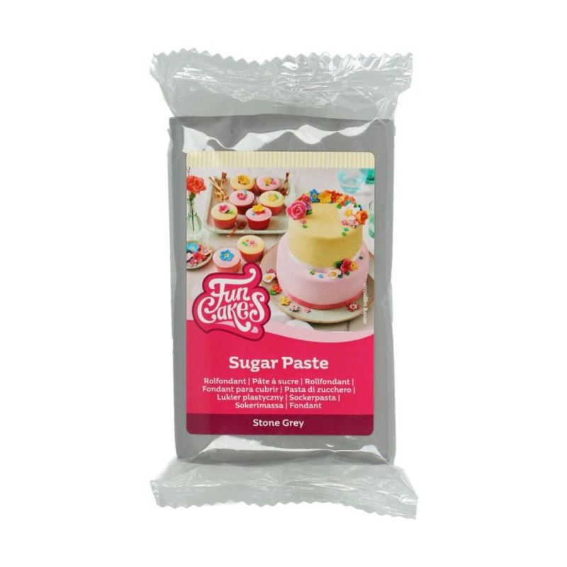Sockerpasta, Sugarpaste Grå