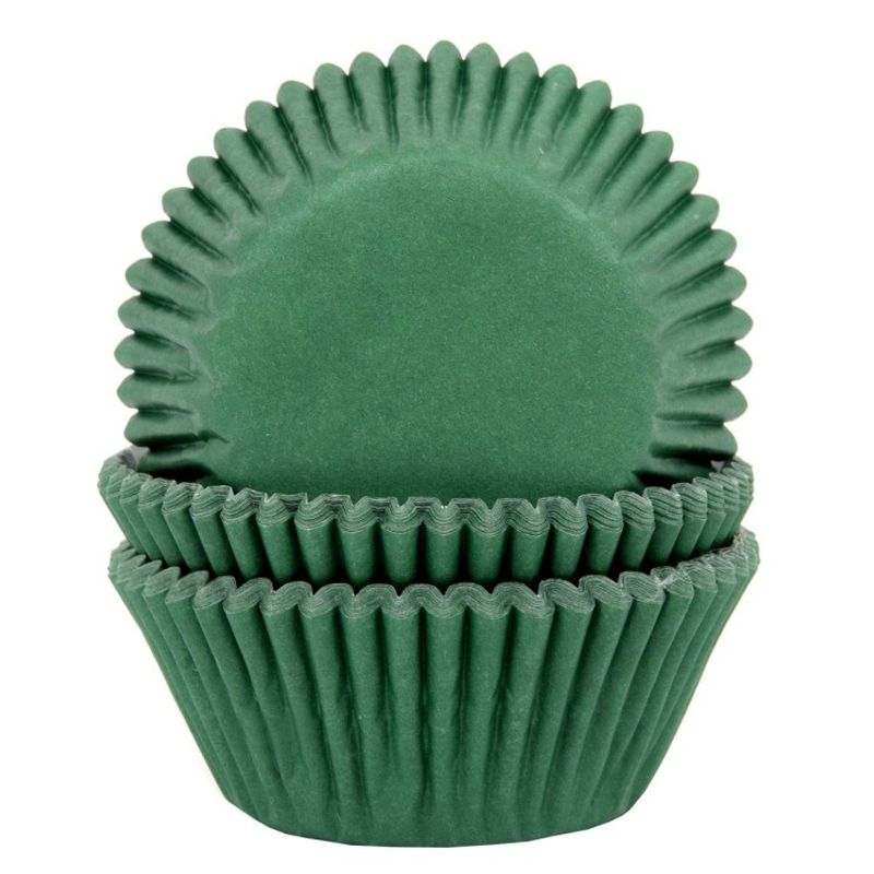 Muffinsformar Mörkgrön