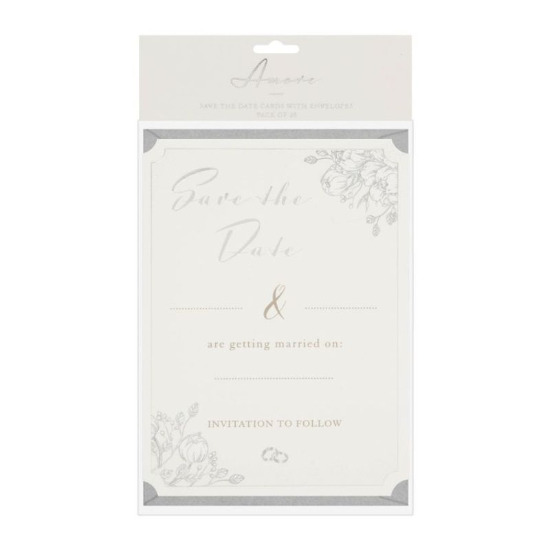 Save the Date Kort för Bröllop
