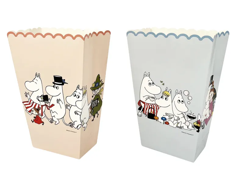Popcornbägare 8-pack, Mumin