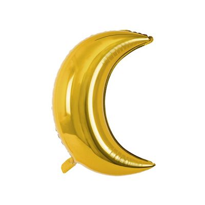 Folieballong Måne guld