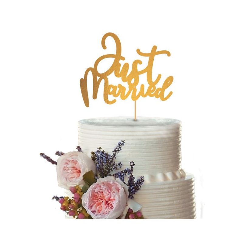 Cake Topper Just Married