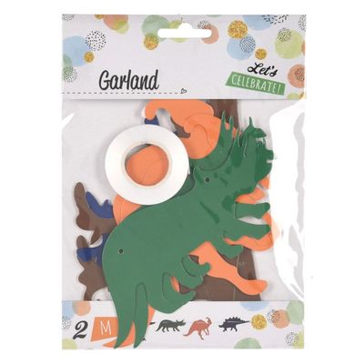Girlang med Dinosaurier