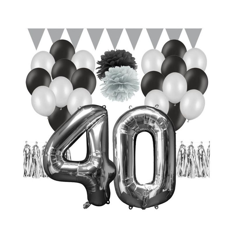 Dekorationskit 40 år Silver