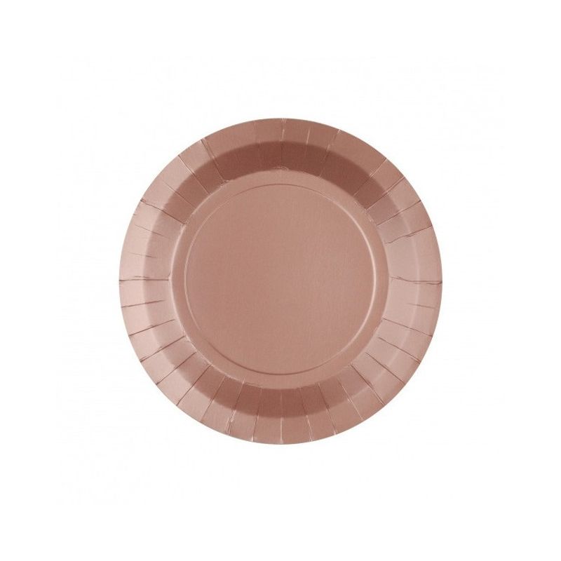Pappersassietter Gammelrosa