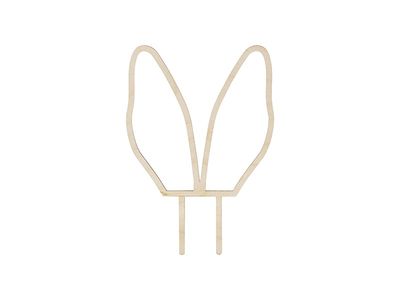 Cake Topper  - Kanin - 20 cm