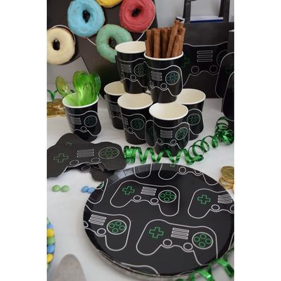 Papperstallrikar Gaming 8-pack