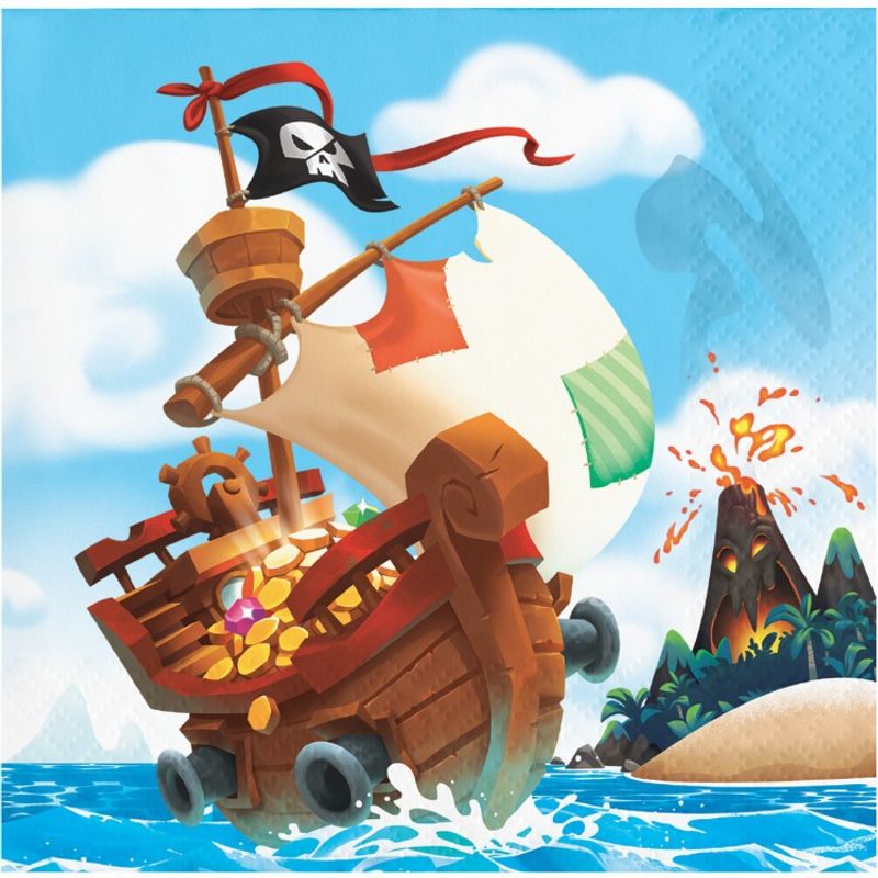 Piratskatt Kaffeservetter