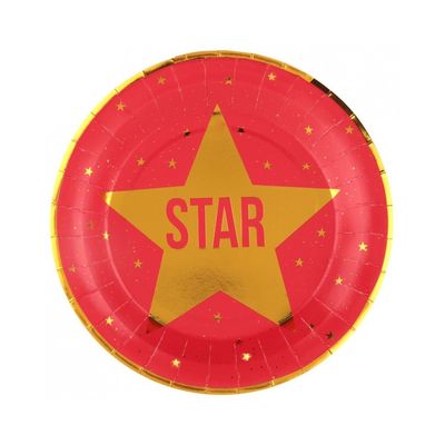 Papperstallrikar Hollywoodstjärna 10-pack