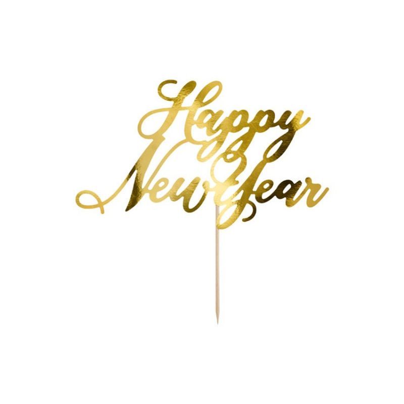 Cake Topper Happy New Year
