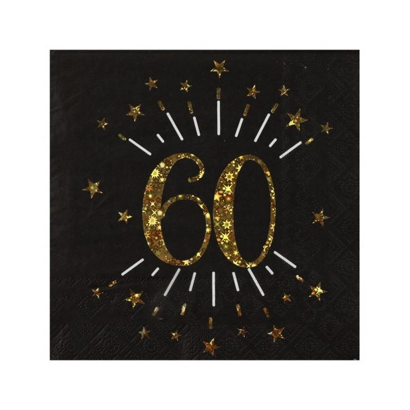 Servetter Sparkling 60 år