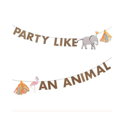 Girlang "Party Like An Animal" - Meri Meri