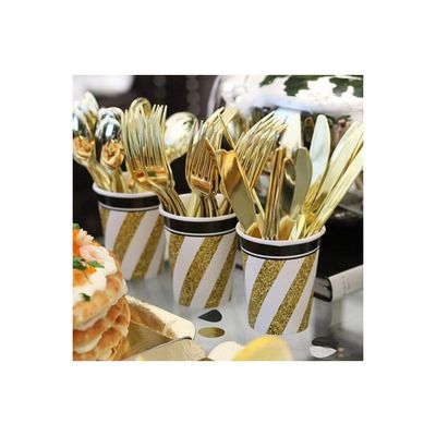 Engångsbestick Guld