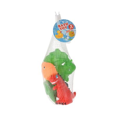 Badleksaker mixade djur 5-pack