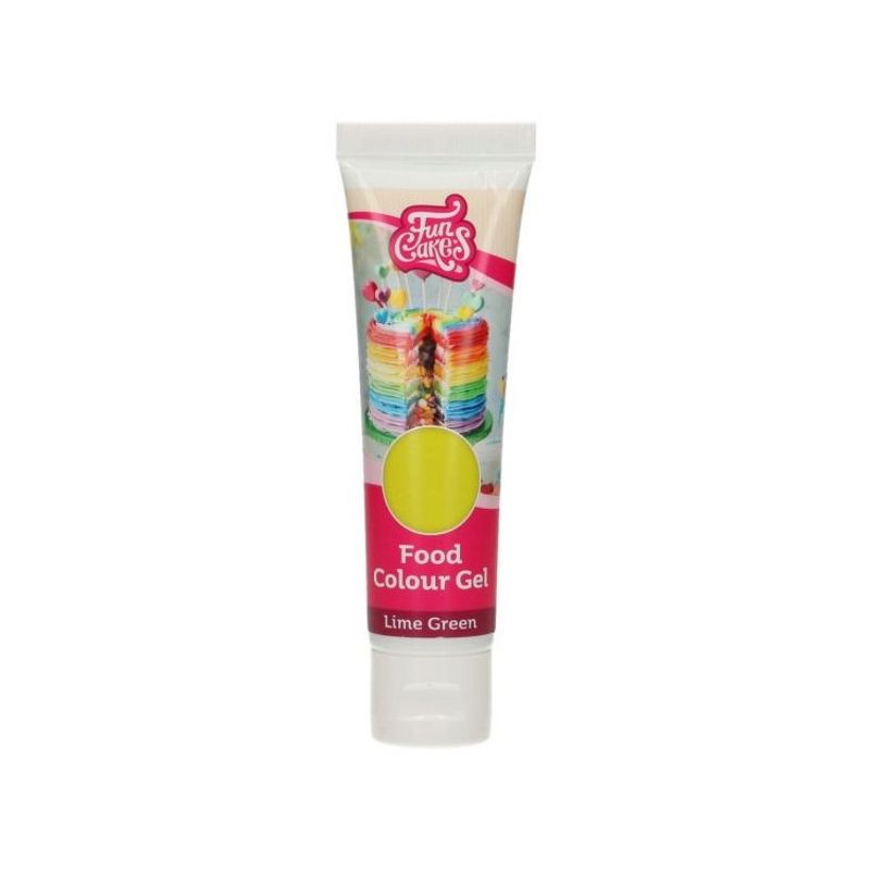 Geléfärg Limegrön