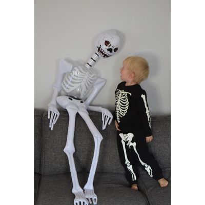 Skelett Uppblåsbart Halloween Dekoration