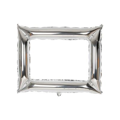 Folieballong Ram Silver