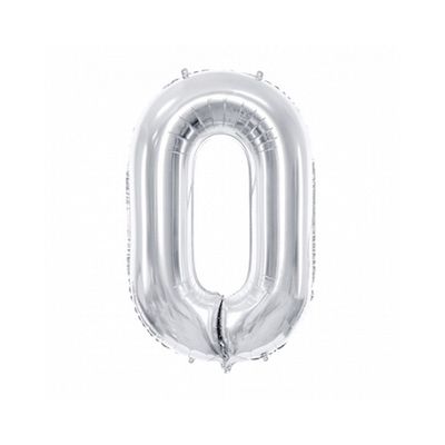 Sifferballonger Silver, 86 cm