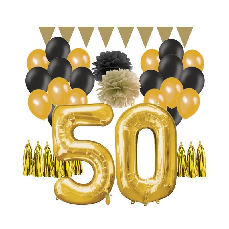 Dekorationskit 50 år Guld