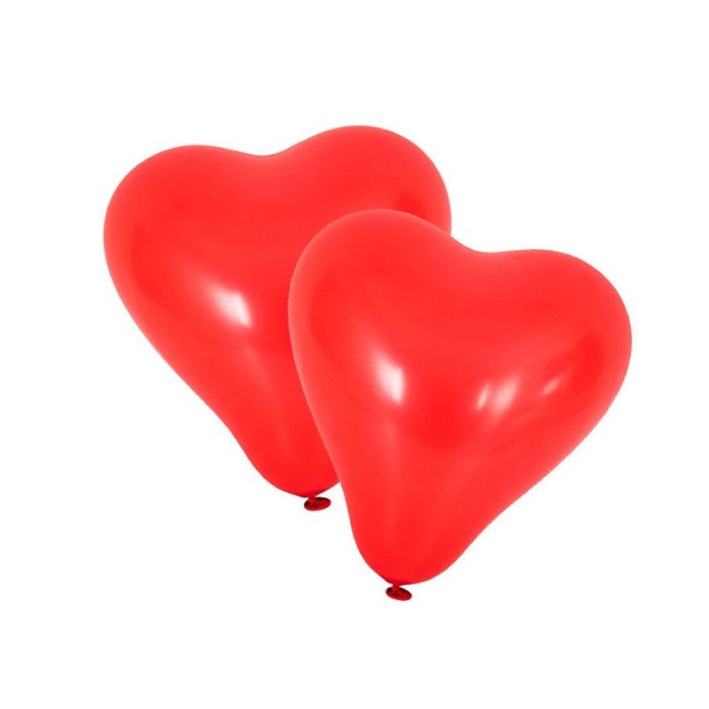 Hjärtformade Ballonger Röd