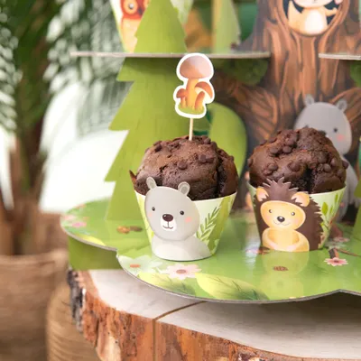 Muffinsformar Skogens Vänner, 6-pack