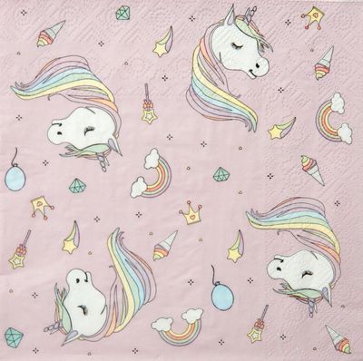 Servetter - Unicorn - 20-pack