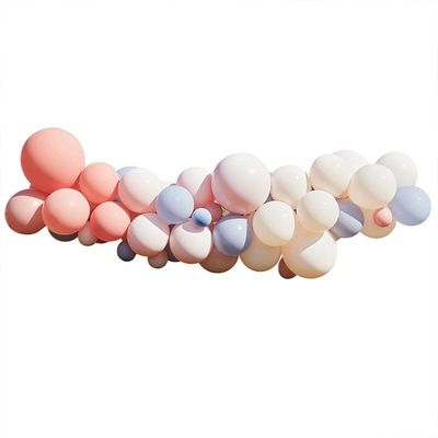 Ballongbåge Blush, Nude och Lavenderblå
