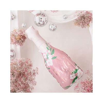 Folieballong Bride To Be Champagneflaska