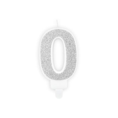 Tårtljus 0 Silver