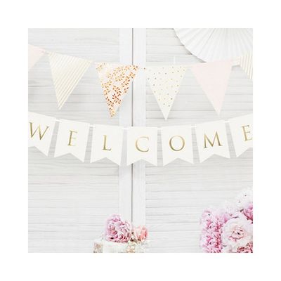 Vimpel "Welcome" Vit