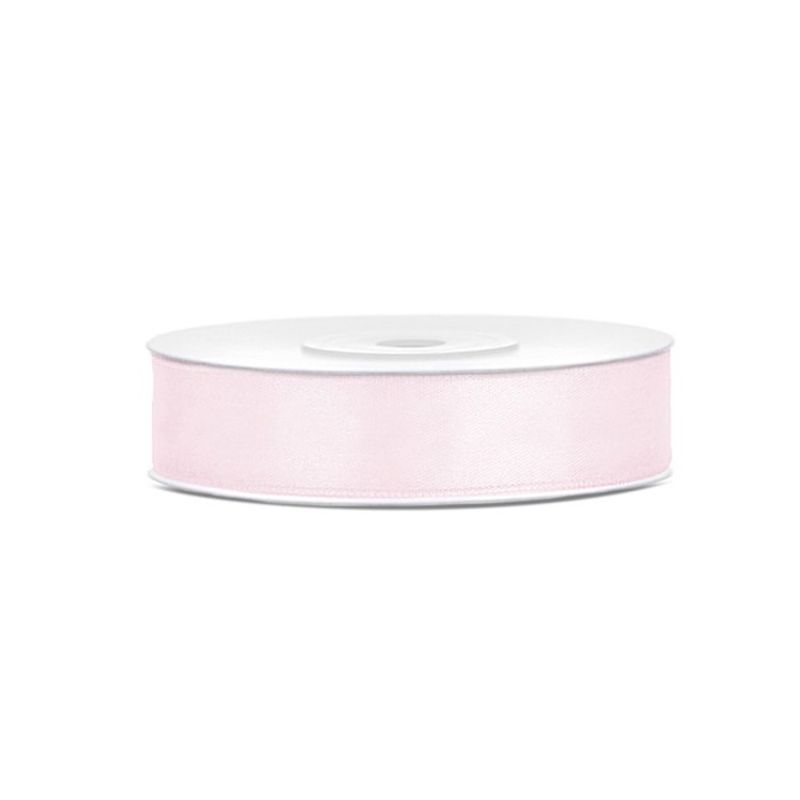 Sidenband, Satinband Puderrosa 12 mm