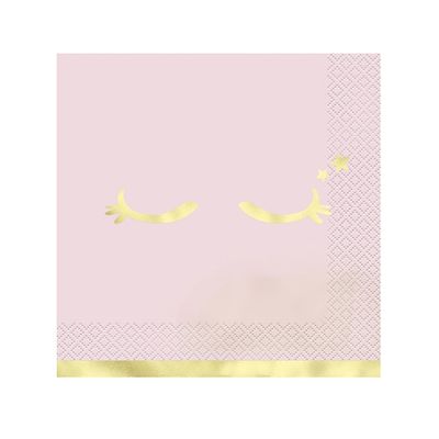 Servetter, Rosa med ögon