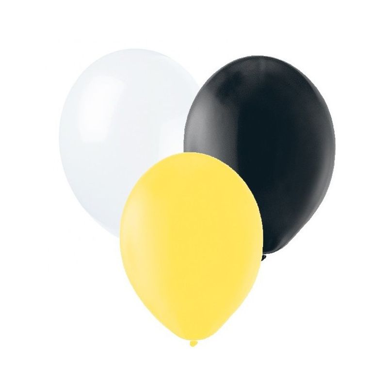 Ballonger Svart, Gul, Vit