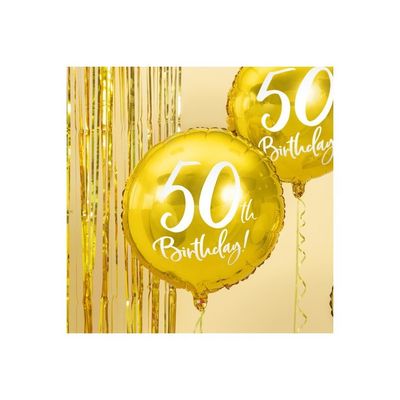 Folieballong Guld 50 år