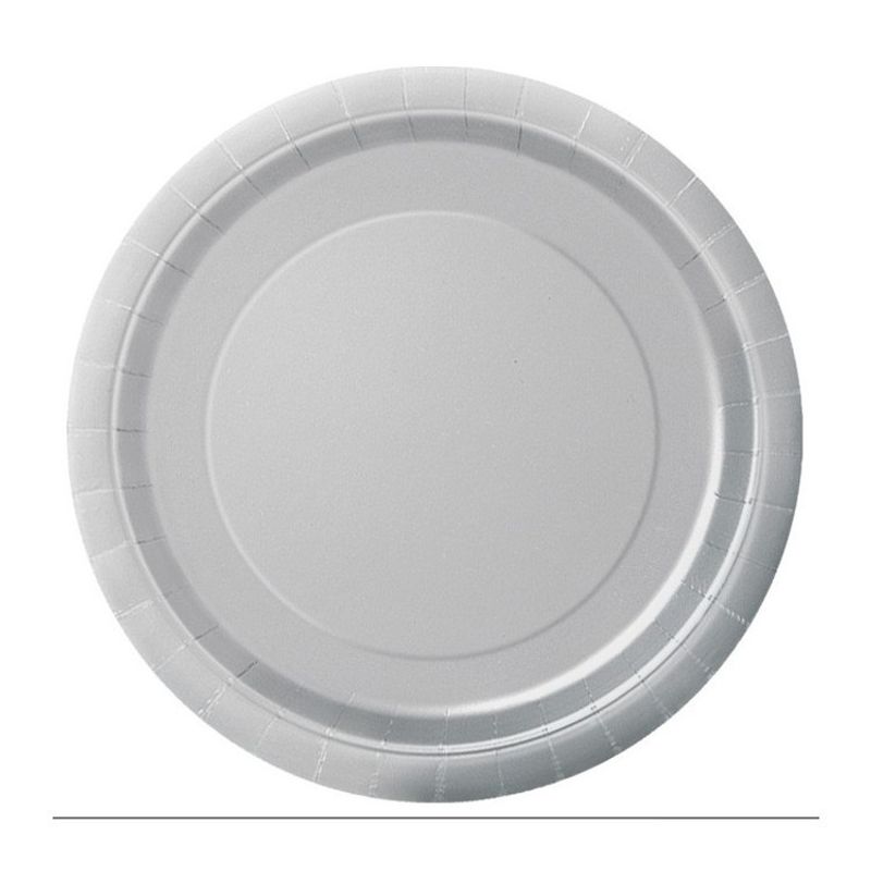 Papperstallrikar Ljusgrå