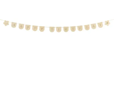 Girlang i filt, Happy Birthday, 3m