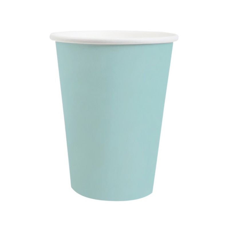 Pappersmuggar Ljusblå / Himmelsblå 10-pack