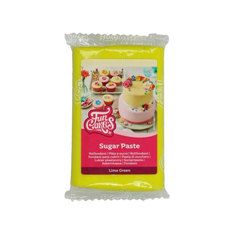 Sockerpasta, Sugarpaste Ljus limegrön
