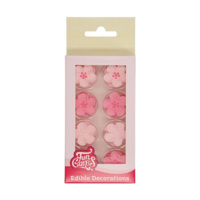 Sockerdekorationer Blommor, Rosa