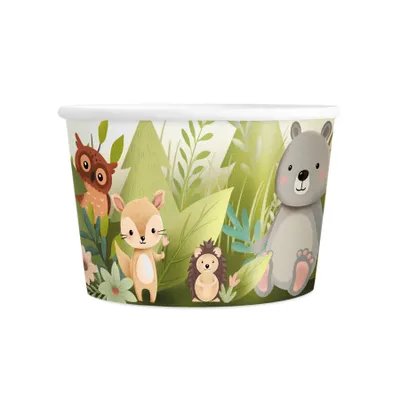 Glassbägare Skogens vänner, 6-pack