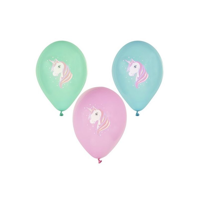 Ballonger Pastell Enhörning