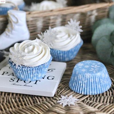 Muffinsformar Snöflingor