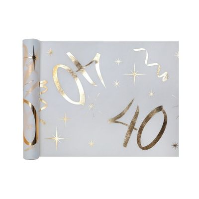 Bordslöpare 40 år Vit