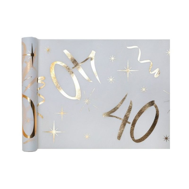 Bordslöpare 40 år Vit
