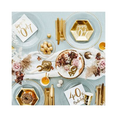 Pappersassietter 40 år Guld