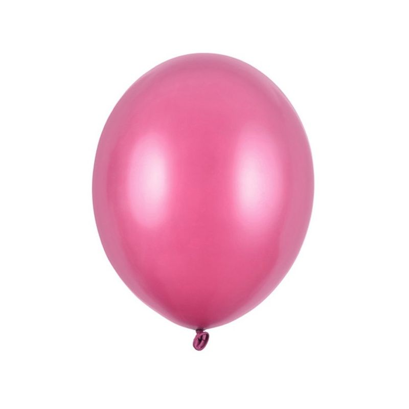 50 pack Ballonger Mörkrosa Metallic