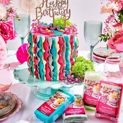 Sockerpasta, Sugarpaste Babyblå