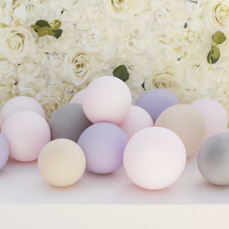 Miniballonger Rosa, Lila, Grå, Nude 40-pack
