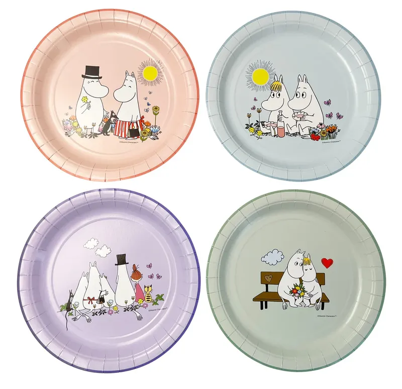 Papperstallrikar Mumin, 8-pack