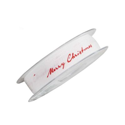 Presentband Merry Christmas Vitt